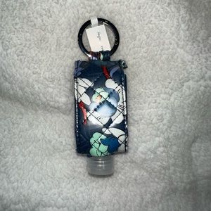 NWT Vera Bradley hand sanitizer holder keychain